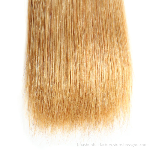 T1B/27 Ombre Color Double Drawn Cuticle Aligned Raw  Virgin Brazilian Hair Styles